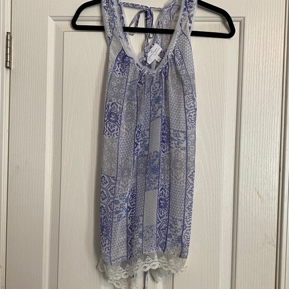 Jessica Simpson Lace Maternity Tank - Picture 1 of 4